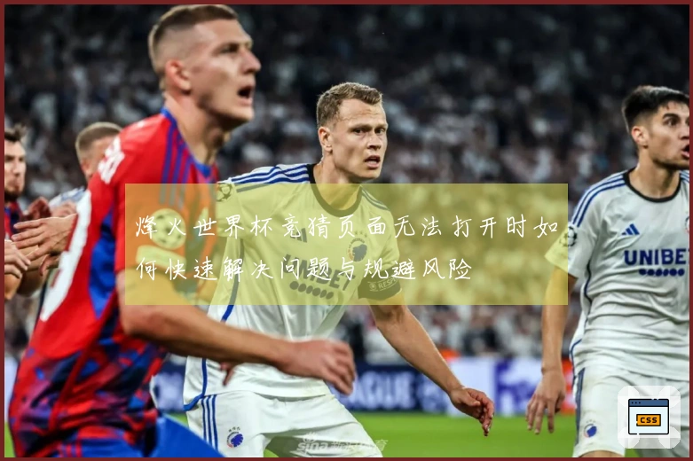 烽火世界杯竞猜页面无法打开时如何快速解决问题与规避风险