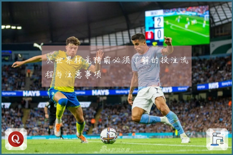 买世界杯竞猜前必须了解的投注流程与注意事项
