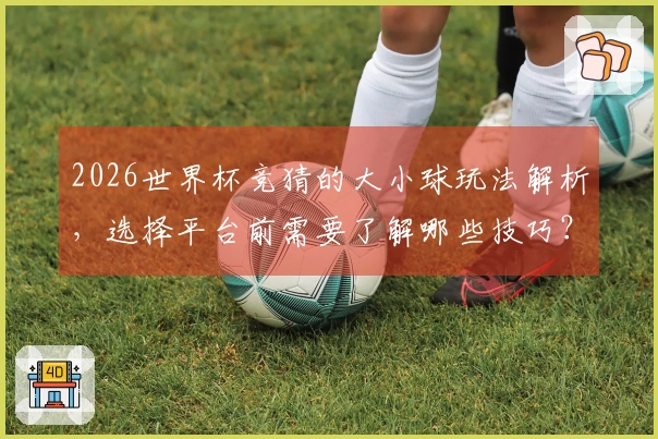 2026世界杯竞猜的大小球玩法解析，选择平台前需要了解哪些技巧？